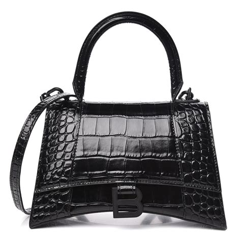 balenciaga hourglass bag replica|balenciaga crocodile bag.